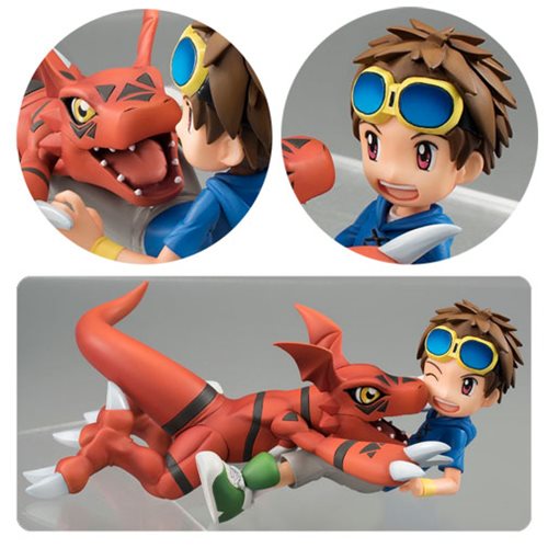 Digimon Tamers Matsuda Takato and Guilmon GEM Series Statue